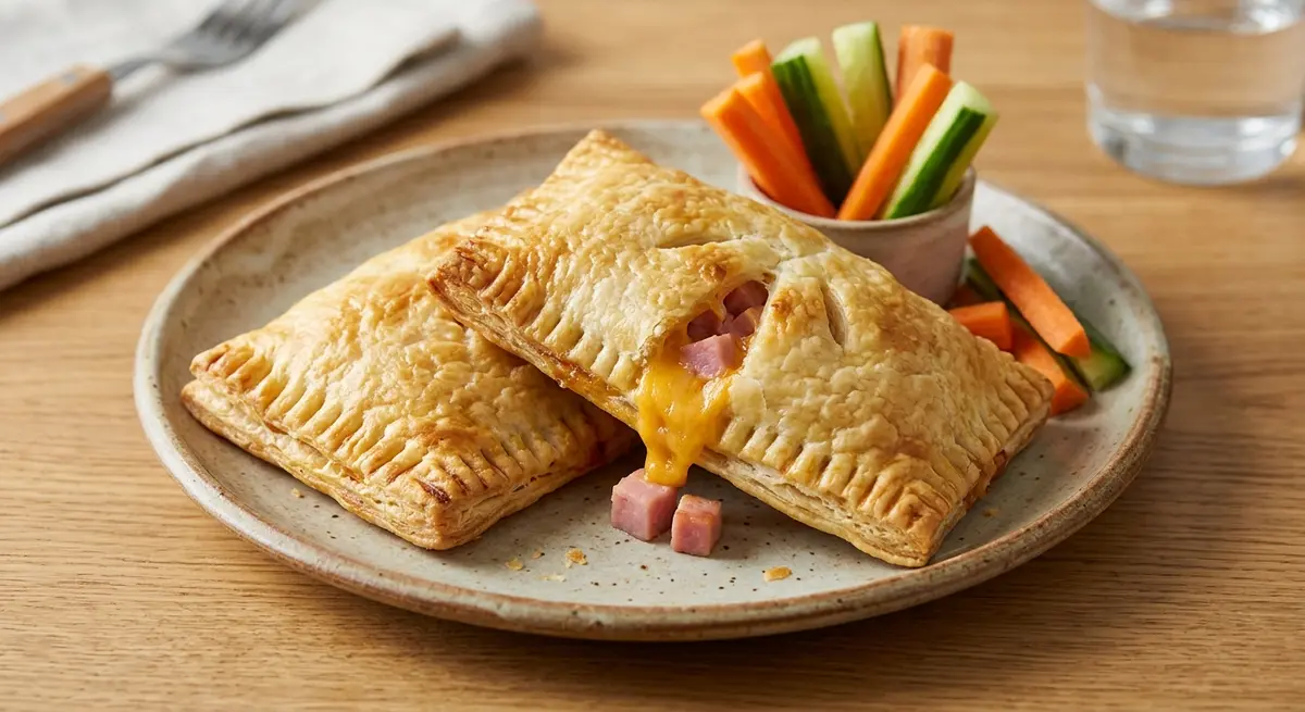 Fun Sealed Ham and Cheese Sandwich Pockets